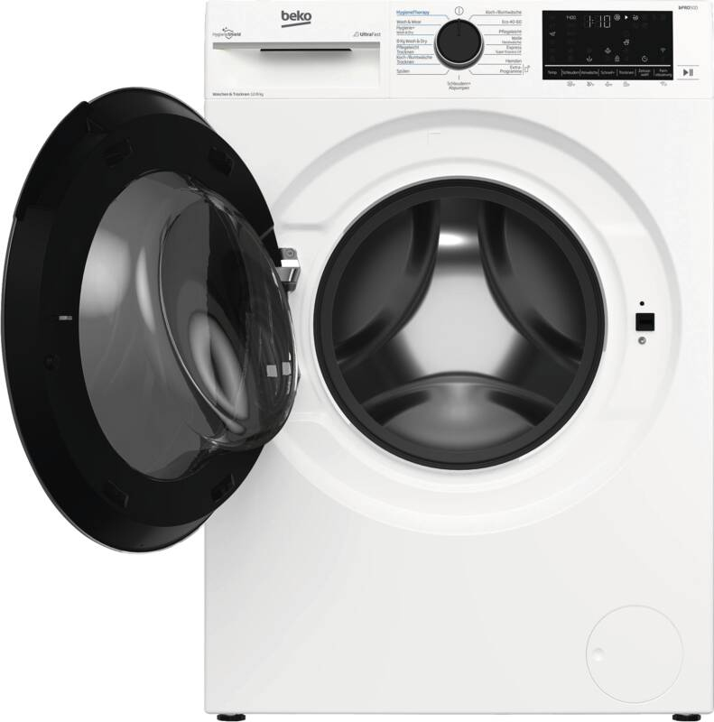 Beko B3DFT512447W washer dryer Freestanding Front-load White – image 2