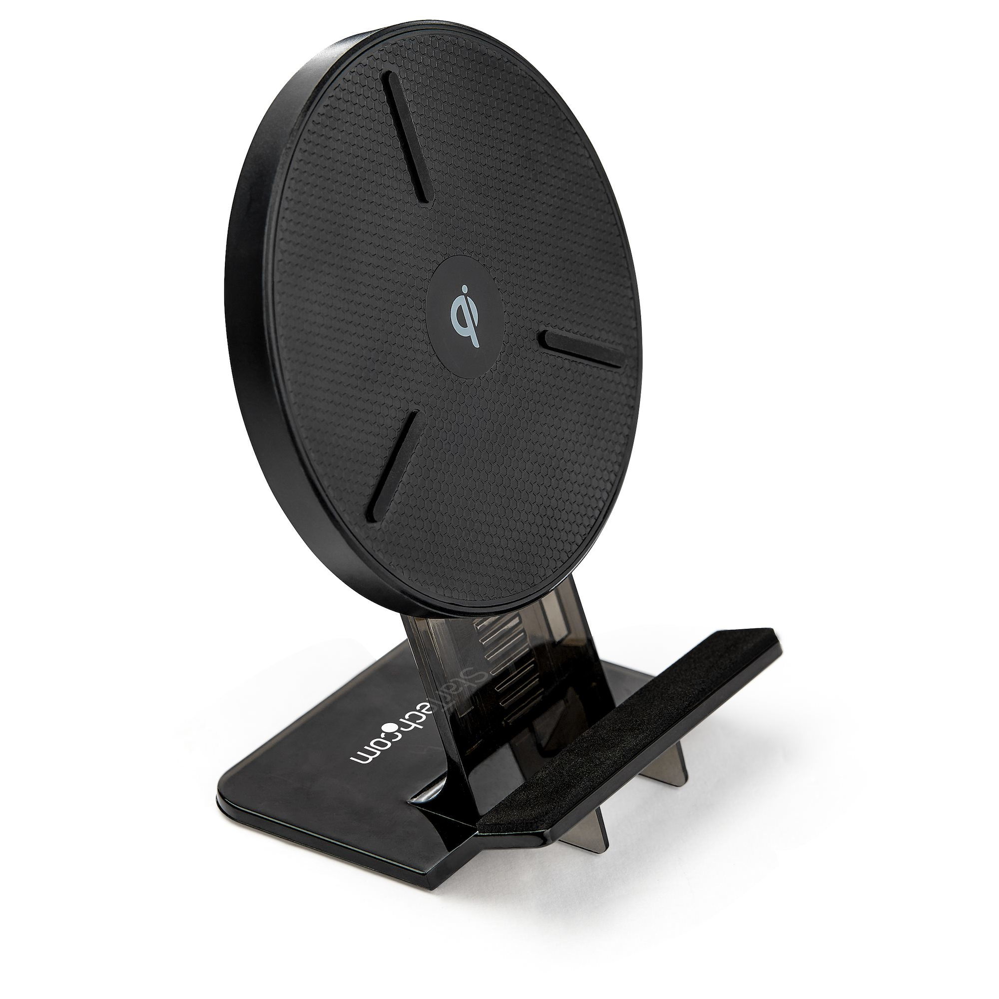 StarTech.com 15W Qi Wireless Charging Stand - Qi Certified Wireless Charger Stand or Pad - Adjustable - Universal Wireless Charging Pad for Smartphone - iPhone/ – image 3
