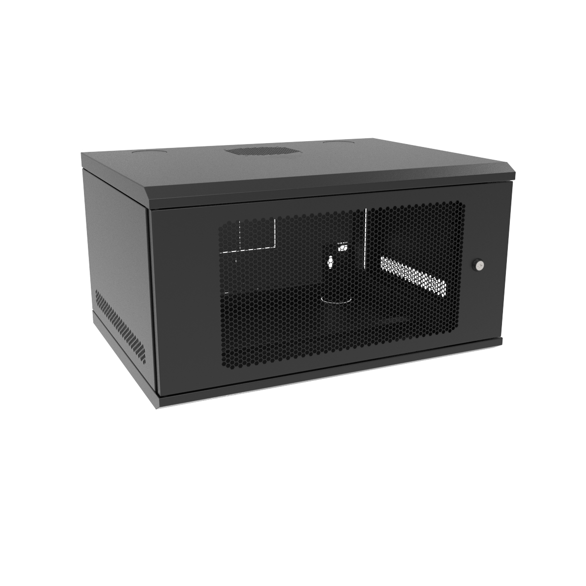 Vertiv GL06WMFP-B-00 rack cabinet 6U Wall mounted rack Black – image 1