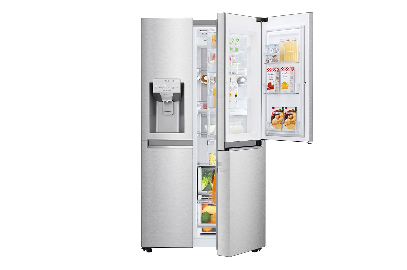 LG GSS6876SC side-by-side refrigerator Freestanding – image 1