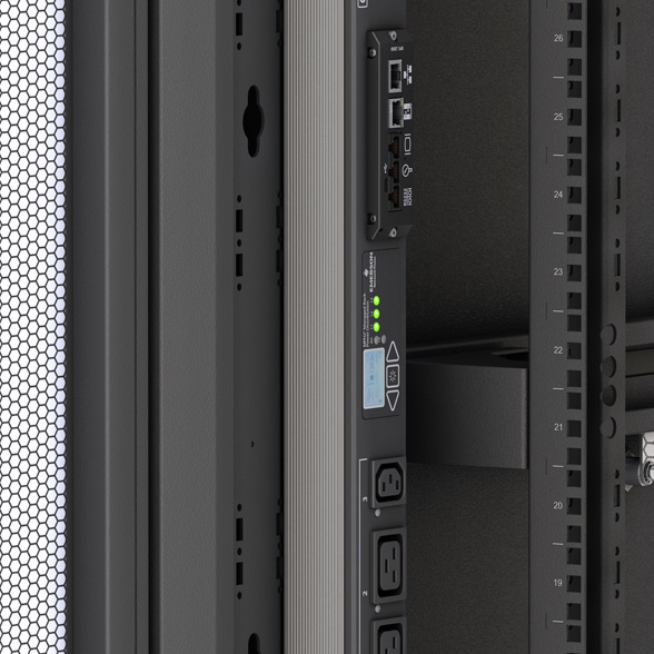 Vertiv MPH2 Rack PDU, outlet metered, 0U, input Anschlussblock 230/400V – image 3
