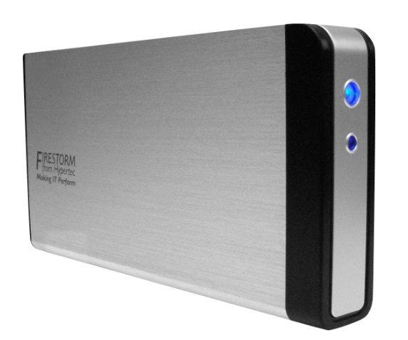 Hypertec FireStorm V2, 1TB external hard drive 7200 RPM 3.5″ USB 2.0 Silver image 1