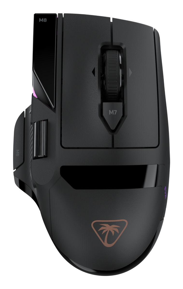 Turtle Beach Command Series MC5 Souris de Gaming sans Fil avec capteur Optique Owl Eye 30K DPI, molette de défilement 4D, interrupteurs optiques Titan, éclairage RGB et Batterie 40 Heures