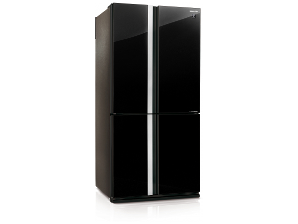 Sharp SJ-GX820F-BK side-by-side refrigerator Freestanding