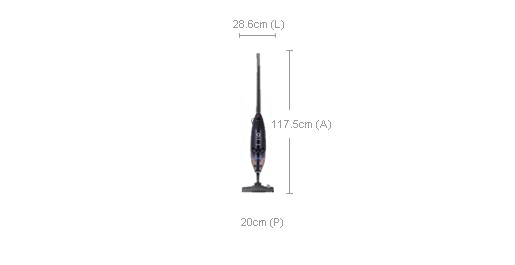 Samsung VC-S114 Stick vacuum Bagless Blue – image 3