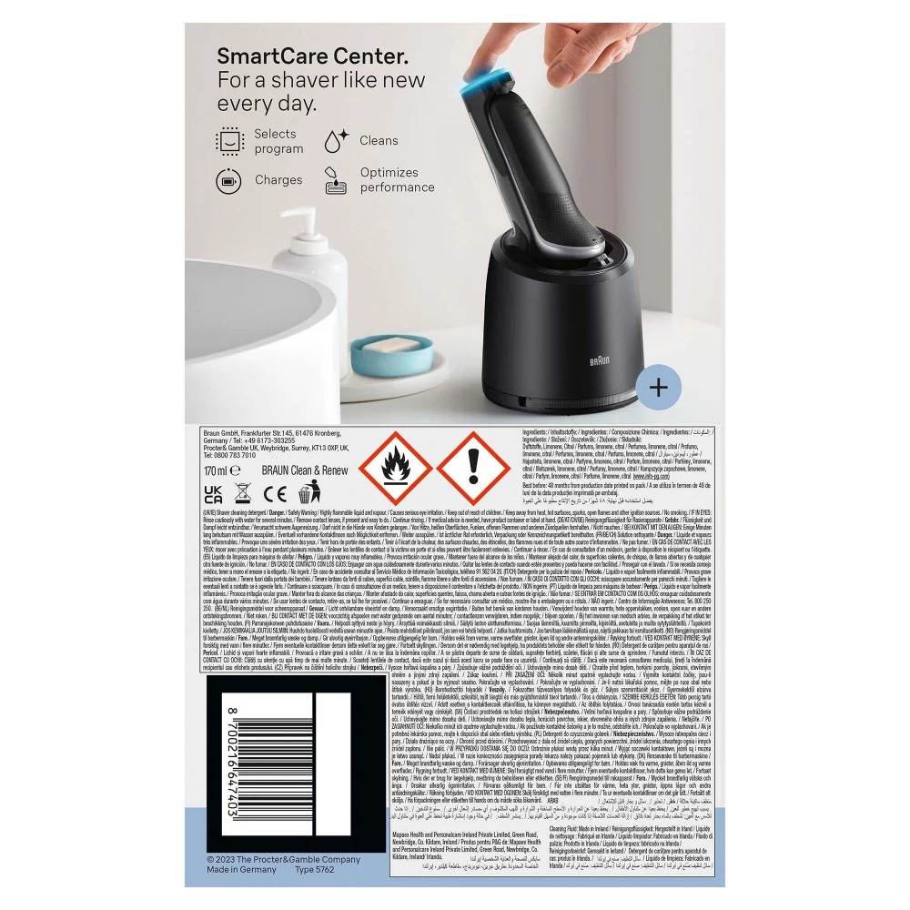 Braun Series 6 62-S7650cc Foil shaver Trimmer Silver – image 5