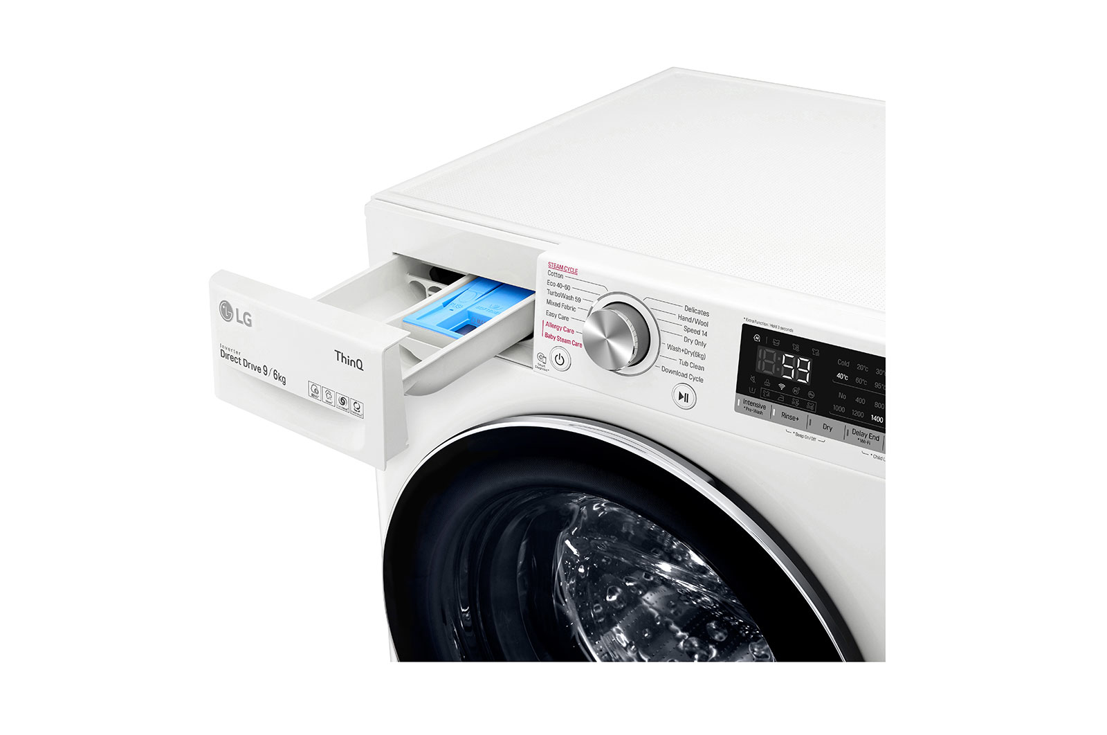 LG F4DV509S2E washer dryer Freestanding Front-load White – image 9
