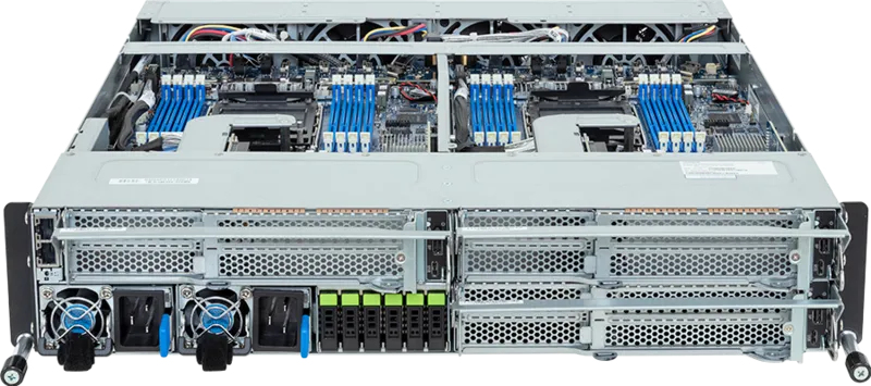 GIGABYTE H223-S10-AAP1 Intel C741 LGA 4677 (Socket E) Rack (2U) Black, Steel – image 3