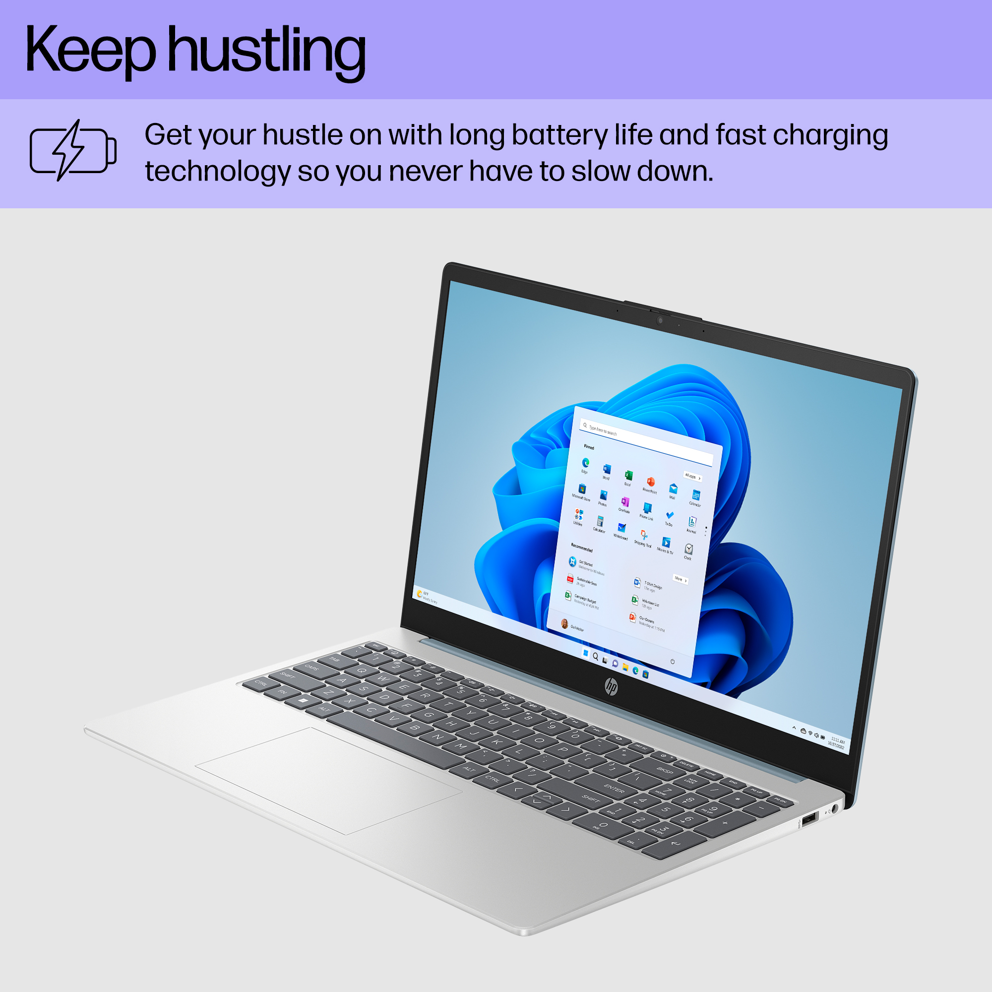 HP 15-fc0037wm AMD Ryzen™ 5 7520U Laptop – image 2