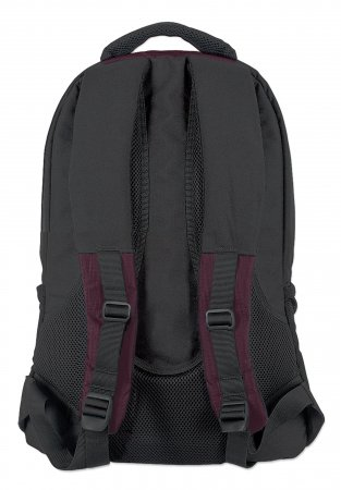 Manhattan Airpack 15.6" Backpack, Colour Plum/Black – image 4