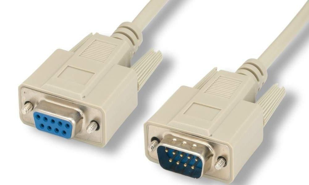 صورة Microconnect SCSEHN30 كابل DB-9 ذكر إلى أنثى، 30 متر، رمادي