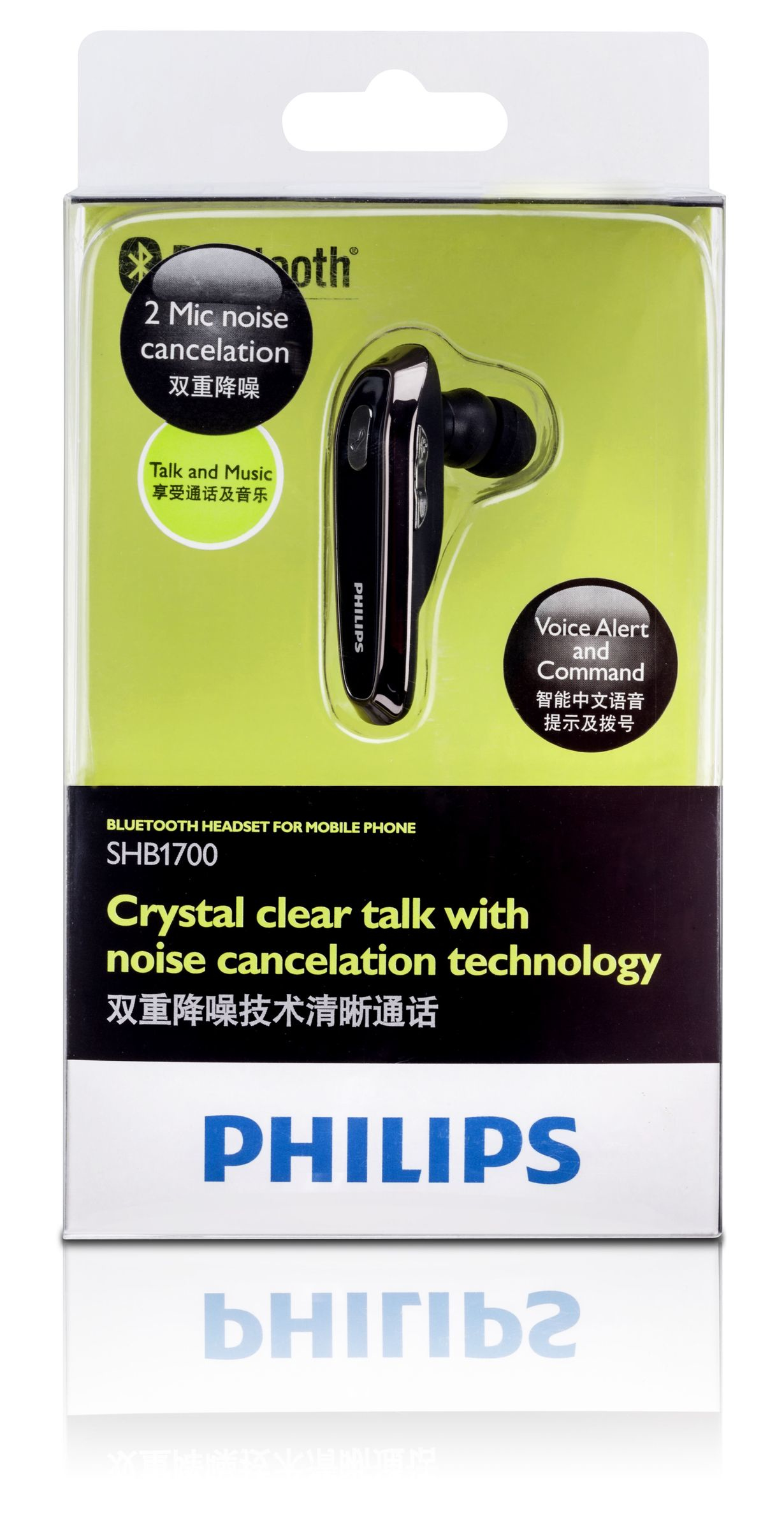 Philips SHB1700/37 headphones/headset Wireless Ear-hook, In-ear Bluetooth Black – image 2
