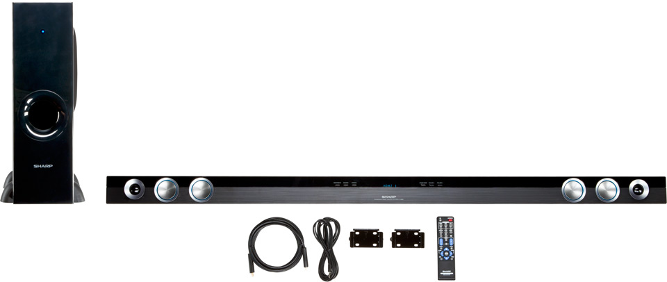 Sharp HT-SB60 soundbar speaker Black 2.1 channels – image 4