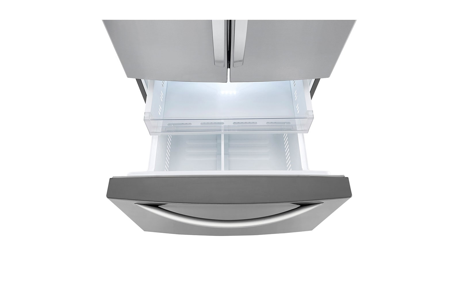 LG LM65BGS side-by-side refrigerator Freestanding Grey – image 6