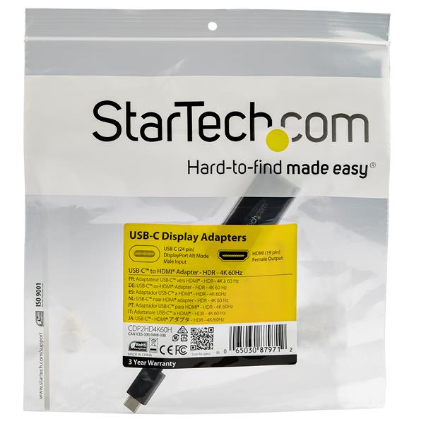 StarTech.com USB C to HDMI Adapter - 4K – image 6