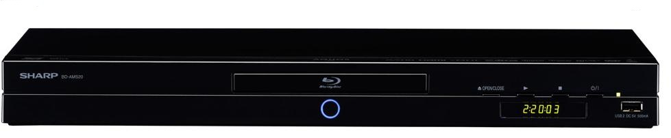 Sharp BD-AMS20S DVD/Blu-Ray player 3D Black