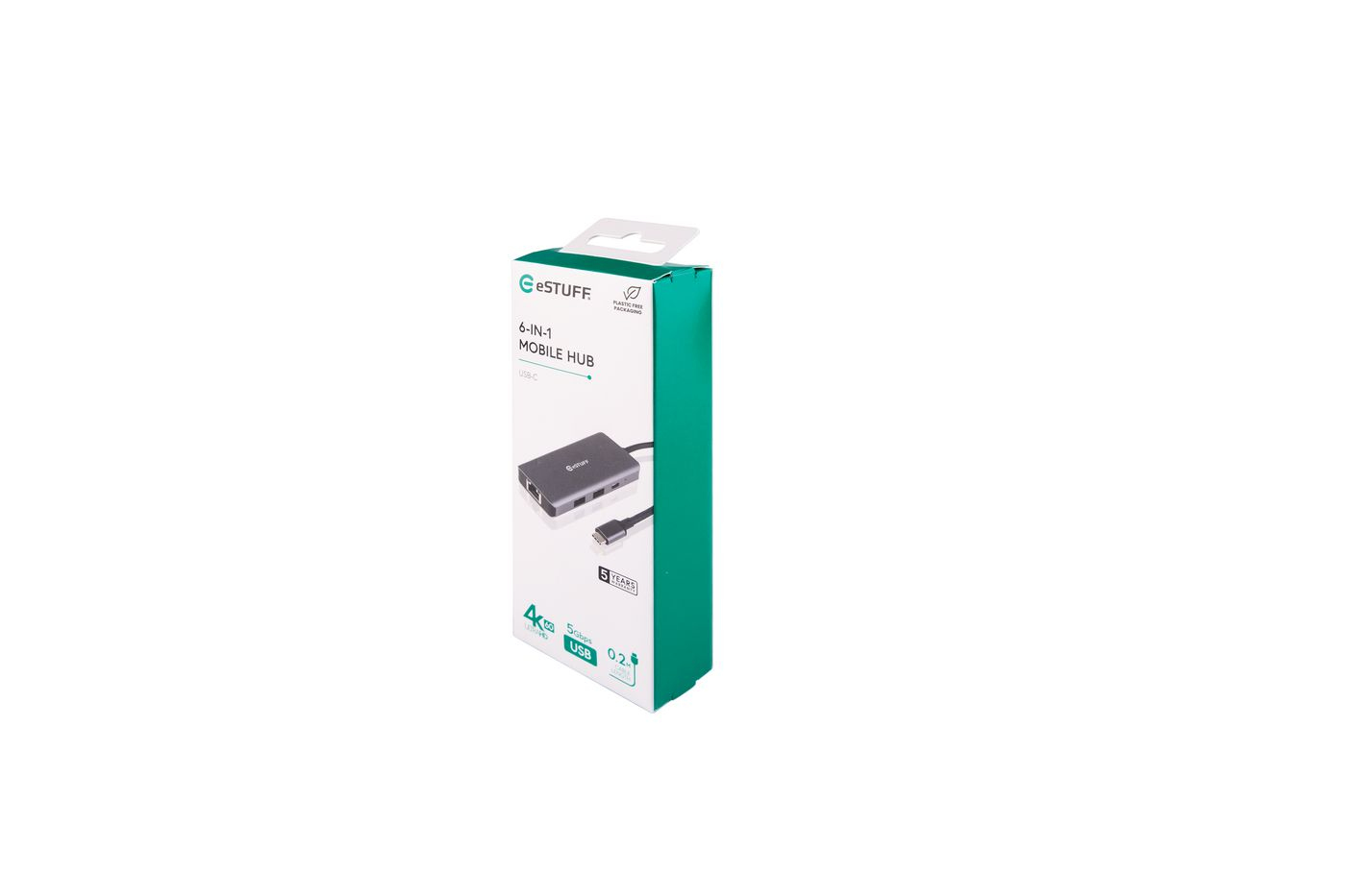 eSTUFF ES623013 laptop dock/port replicator Grey – image 6