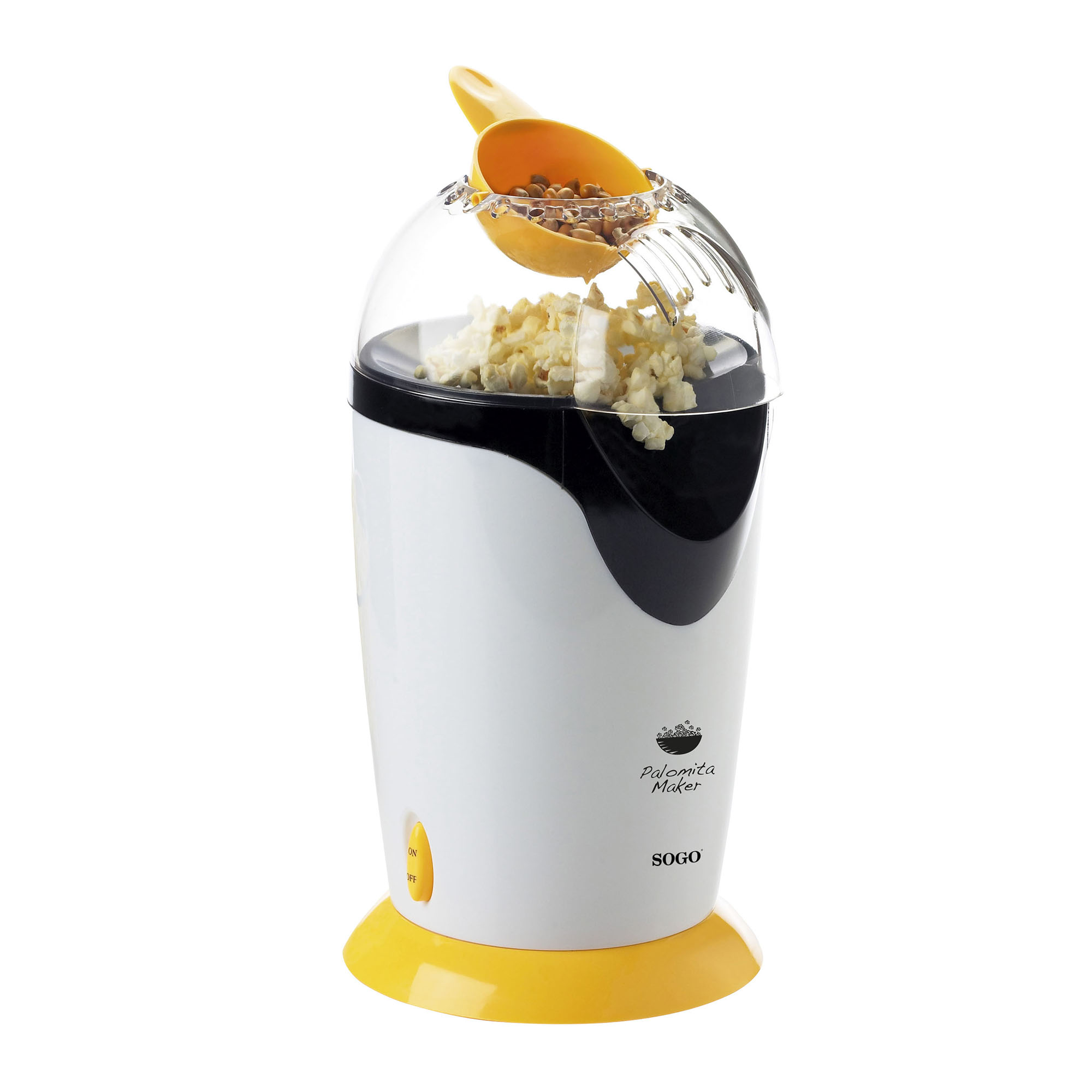 Sogo PAL-SS-11320-Y popcorn popper Black, White 3 min – image 6