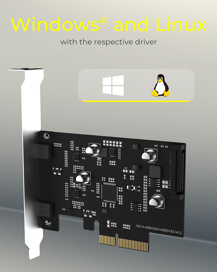 ICY BOX IB-PCI1902-C31 interface cards/adapter Internal USB 3.2 Gen 2 (3.1 Gen 2) – image 9