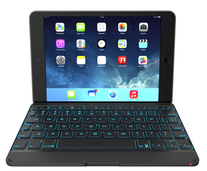ZAGG IM2ZKC-BBU mobile device keyboard QWERTY English Bluetooth Grey