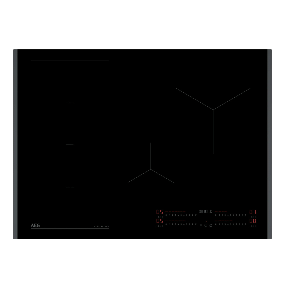 AEG NII74F00FB Black Built-in