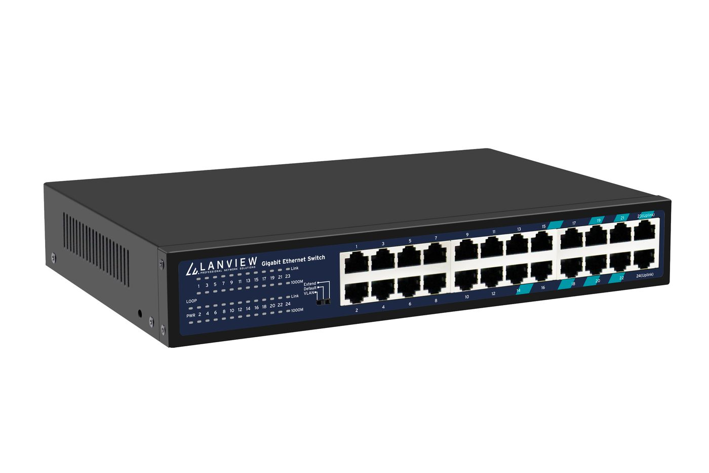 Lanview LVN-1U-24PORT-1G network switch Unmanaged Gigabit Ethernet (10/100/1000) – image 4