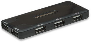 Manhattan 161169 interface hub 480 Mbit/s Black – image 7