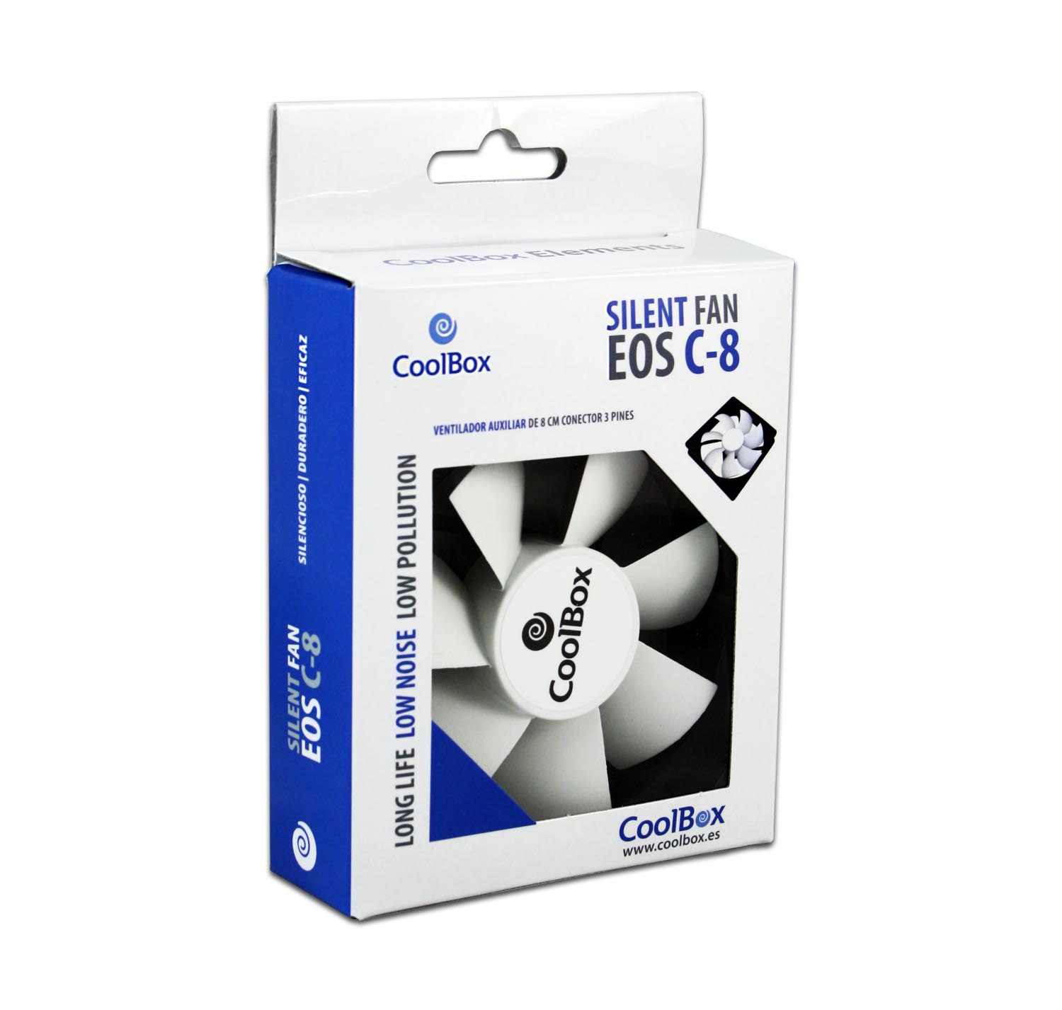 CoolBox VENCOO8BL3 computer cooling system Computer case Fan – image 2