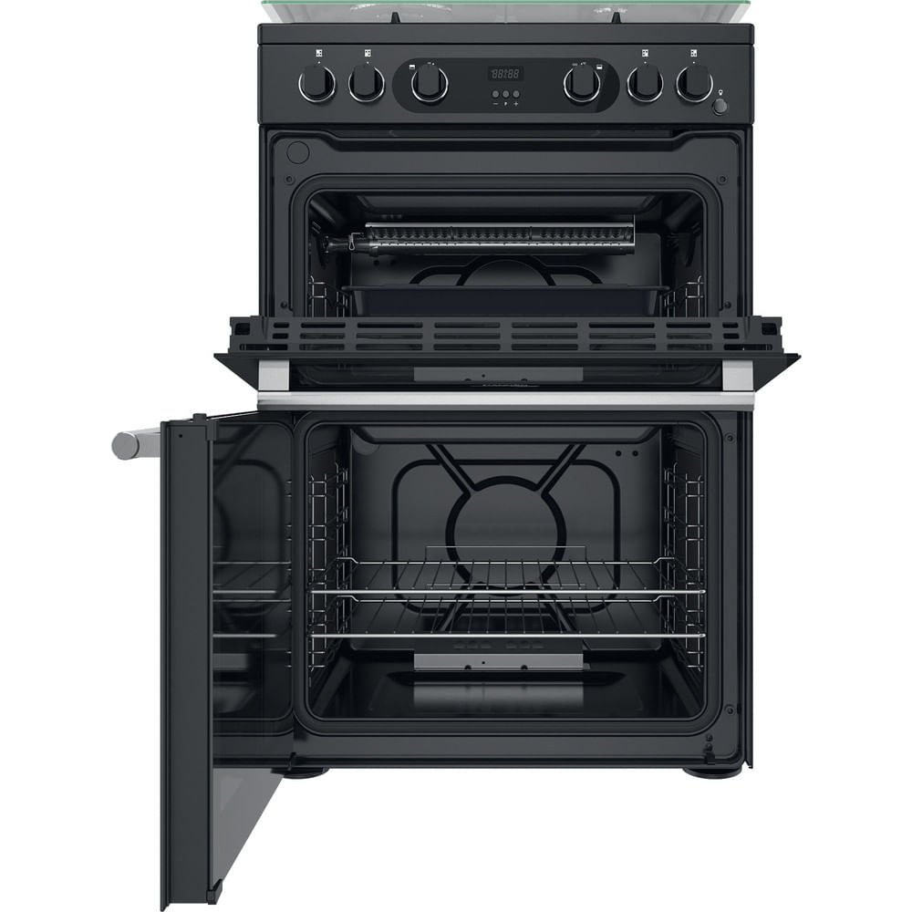 Hotpoint CD67G0C2CA/UK Freestanding cooker Gas Grey – image 2