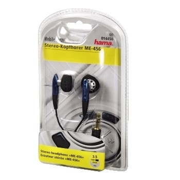 Hama ME-456 Headphones Wired In-ear Black, Blue – image 2