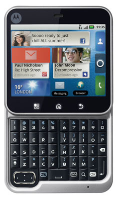 Motorola FLIPOUT smartphone