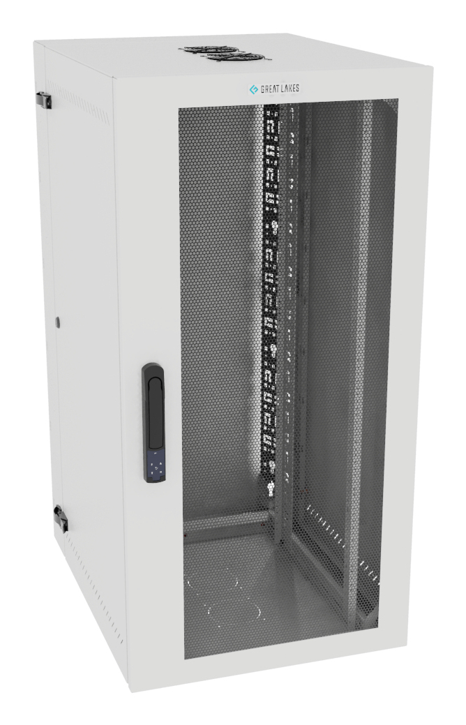 Vertiv VR Rack GL48WMCMM-W-SE-AF-CM rack cabinet 25U Wall mounted rack White – image 1
