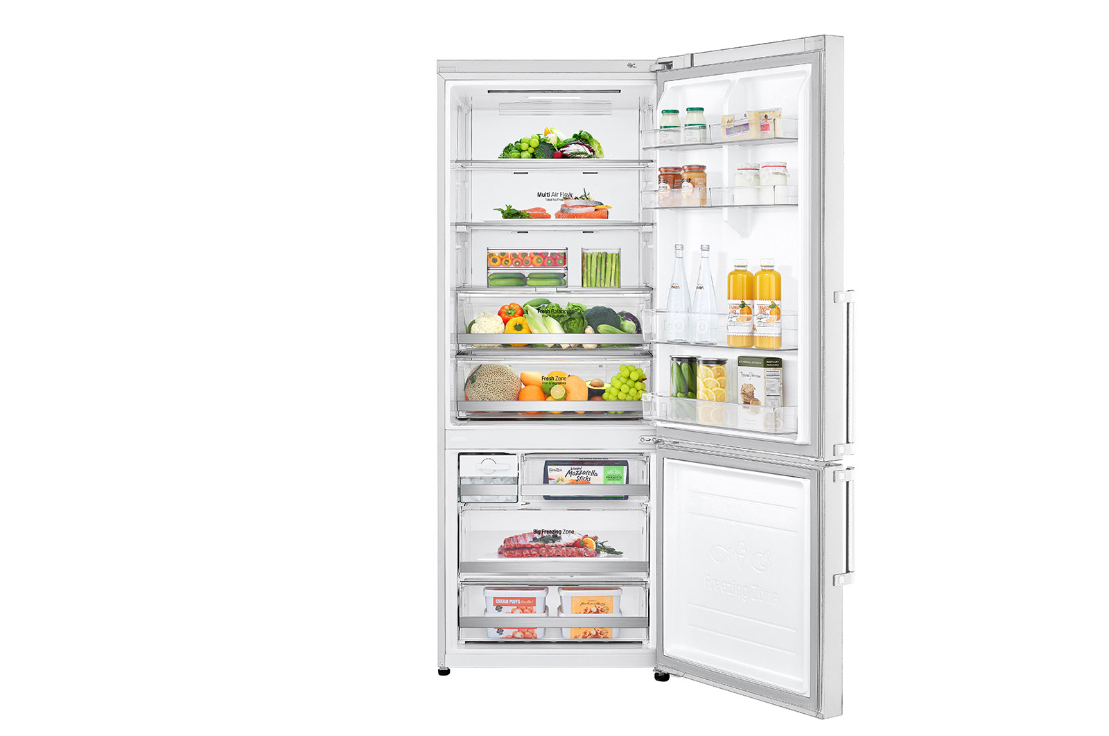 LG GBB567SWCZB fridge-freezer Freestanding – image 3