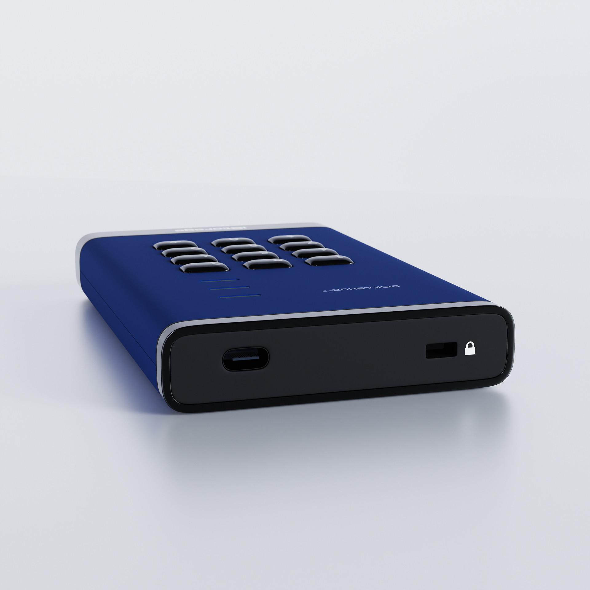 iStorage diskAshur³ SSD 2TB Blue | Secure Portable Solid State Drive | FIPS 140-3 Level 3 Complaint |Common Criteria EAL 5+ | PIN protected | AES-XTS 256-bit hardware encryption | GDPR, TAA Compliant | Dust/Water Resistant | image 5