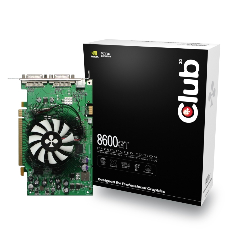 CLUB3D CGNX-G862DD graphics card GDDR3