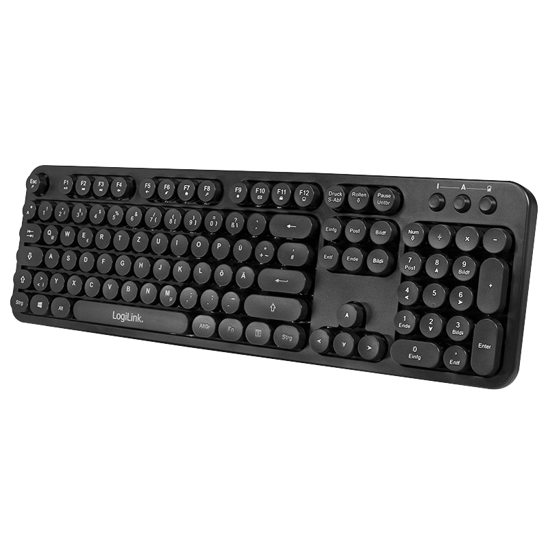 LogiLink ID0178 keyboard Mouse included Office RF Wireless QWERTZ German Black – image 3