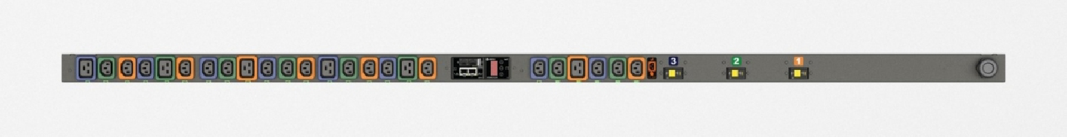 Vertiv Geist MNR3EGB1-24PH68-3TL21A0A10-S-A power distribution unit (PDU) 24 AC outlet(s) 0U Black
