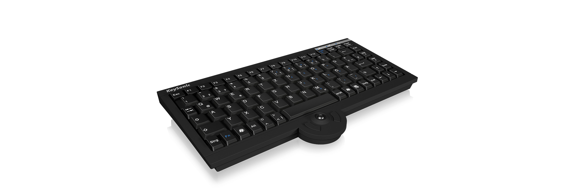 KeySonic KSK-5210U keyboard Mouse included Universal USB QWERTZ German Black