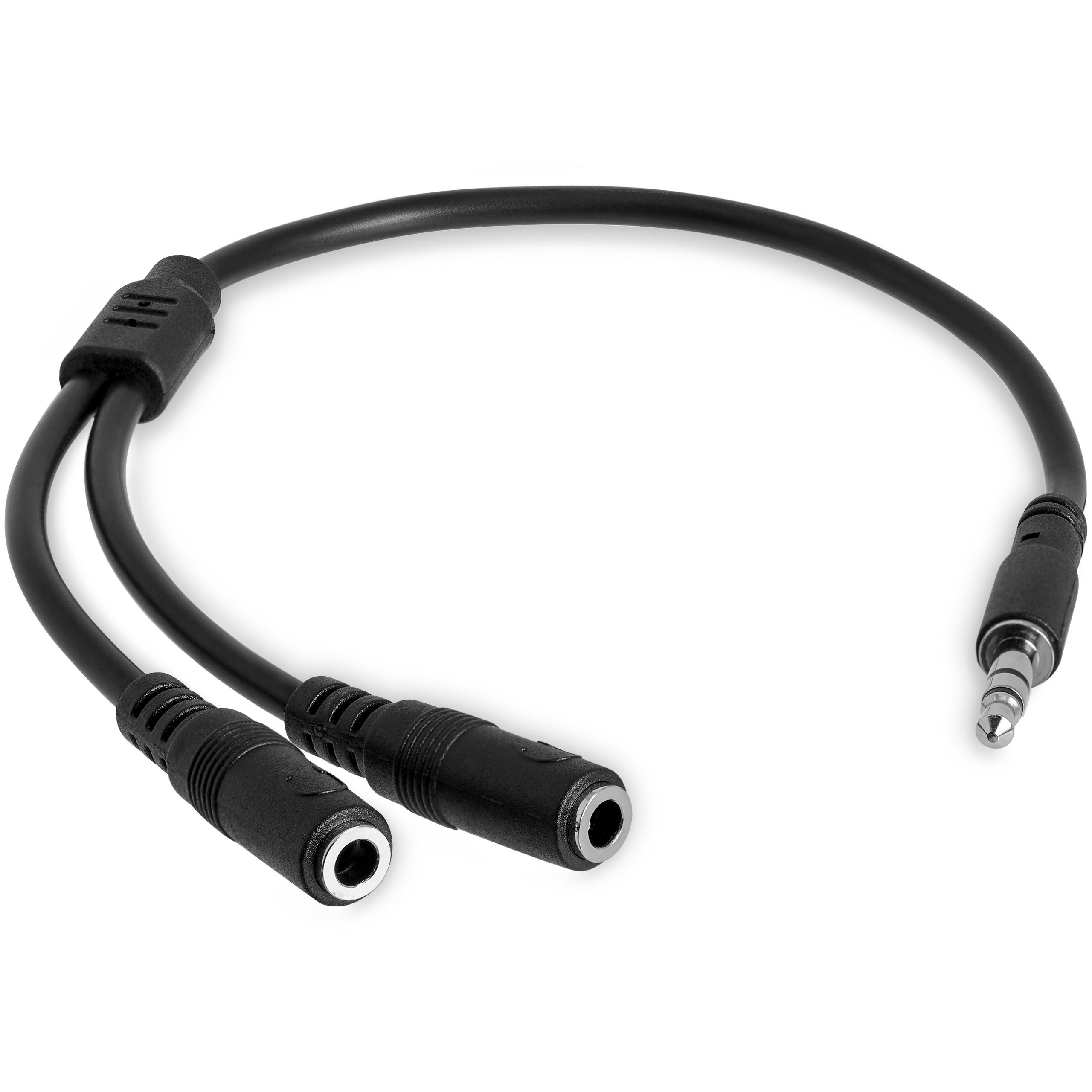 Resim StarTech.com MUY1MFFS 0.2m 3.5mm Erkek - 2x 3.5mm Dişi Nikel Kaplama Ayırıcı Kablo