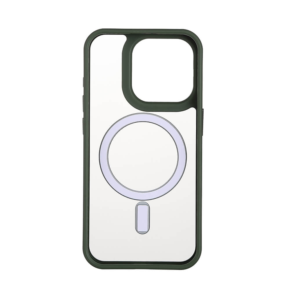 Onsala Phone Case Bumper MagSeries Green & Clear - iPhone 15 Pro – image 3