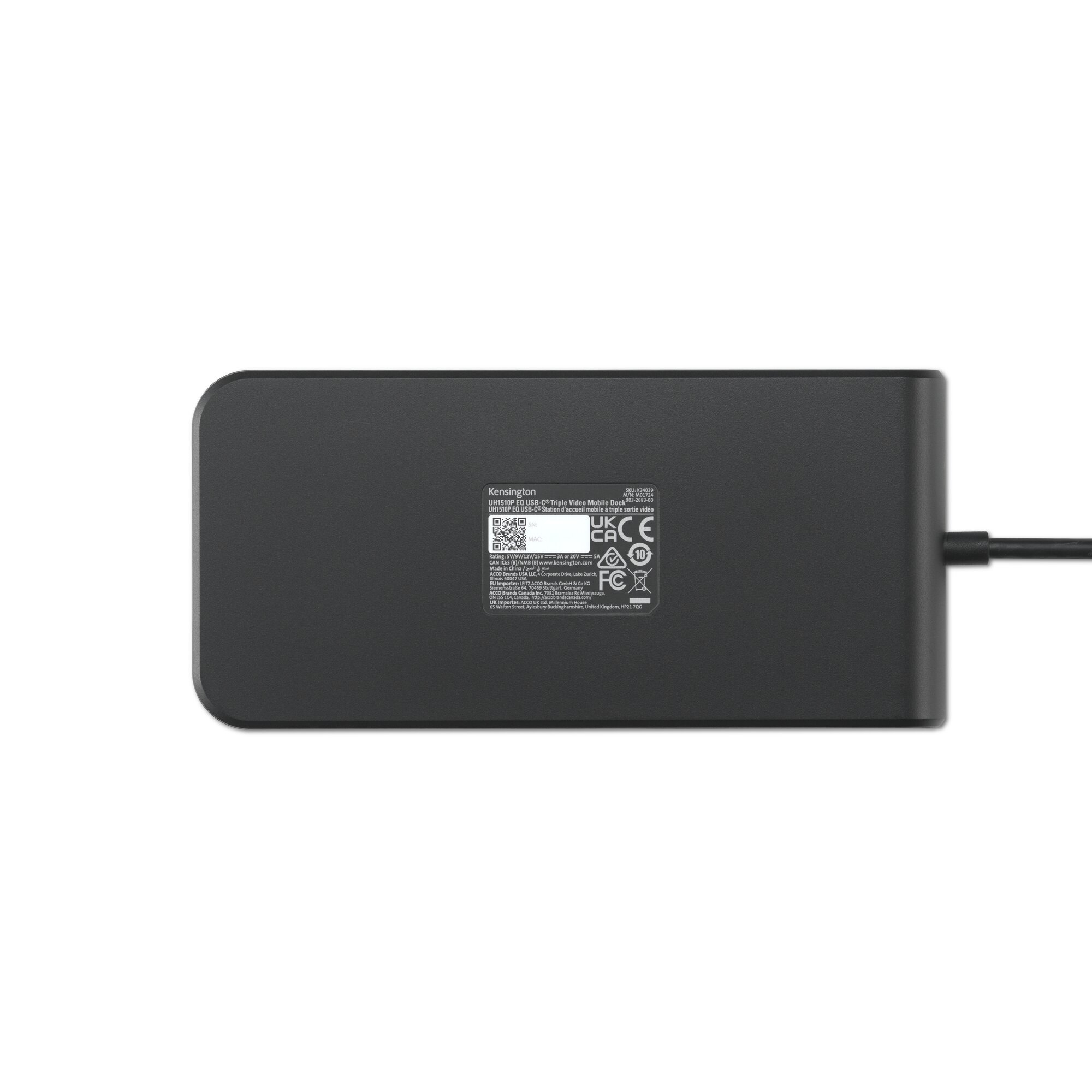 Kensington UH1510P EQ USB-C 5Gbps Triple Video Driverless Mobile Dock – – image 5
