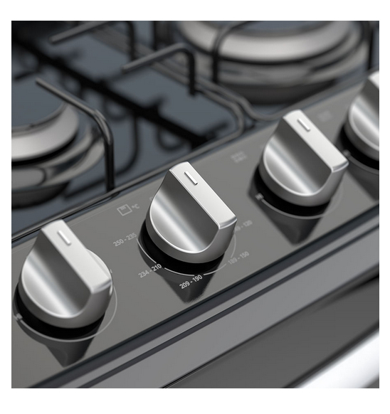 Whirlpool WFR3000B cooker Freestanding cooker Gas Black – image 3