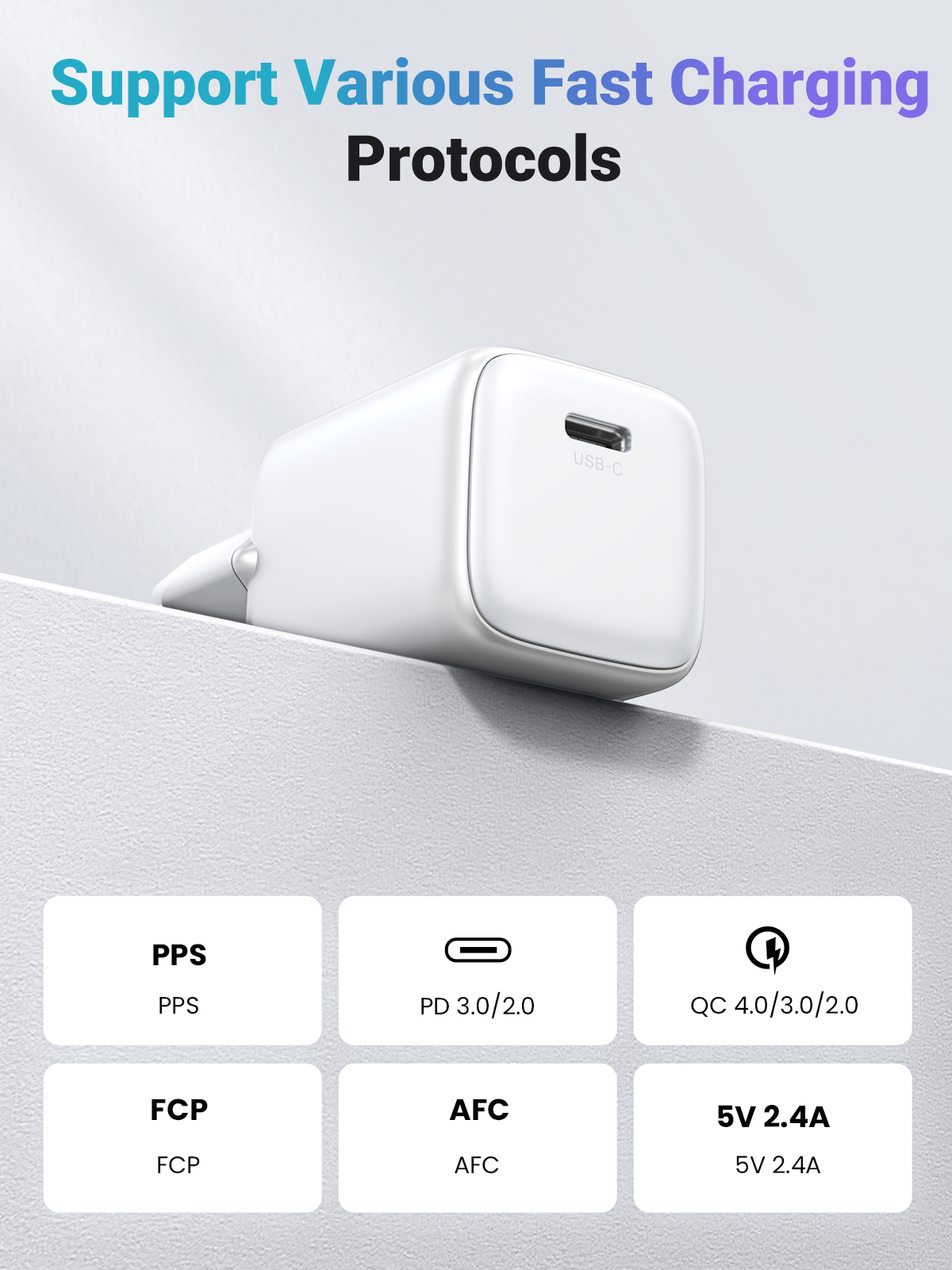 Ugreen 15324 mobile device charger Universal White AC Indoor – image 7