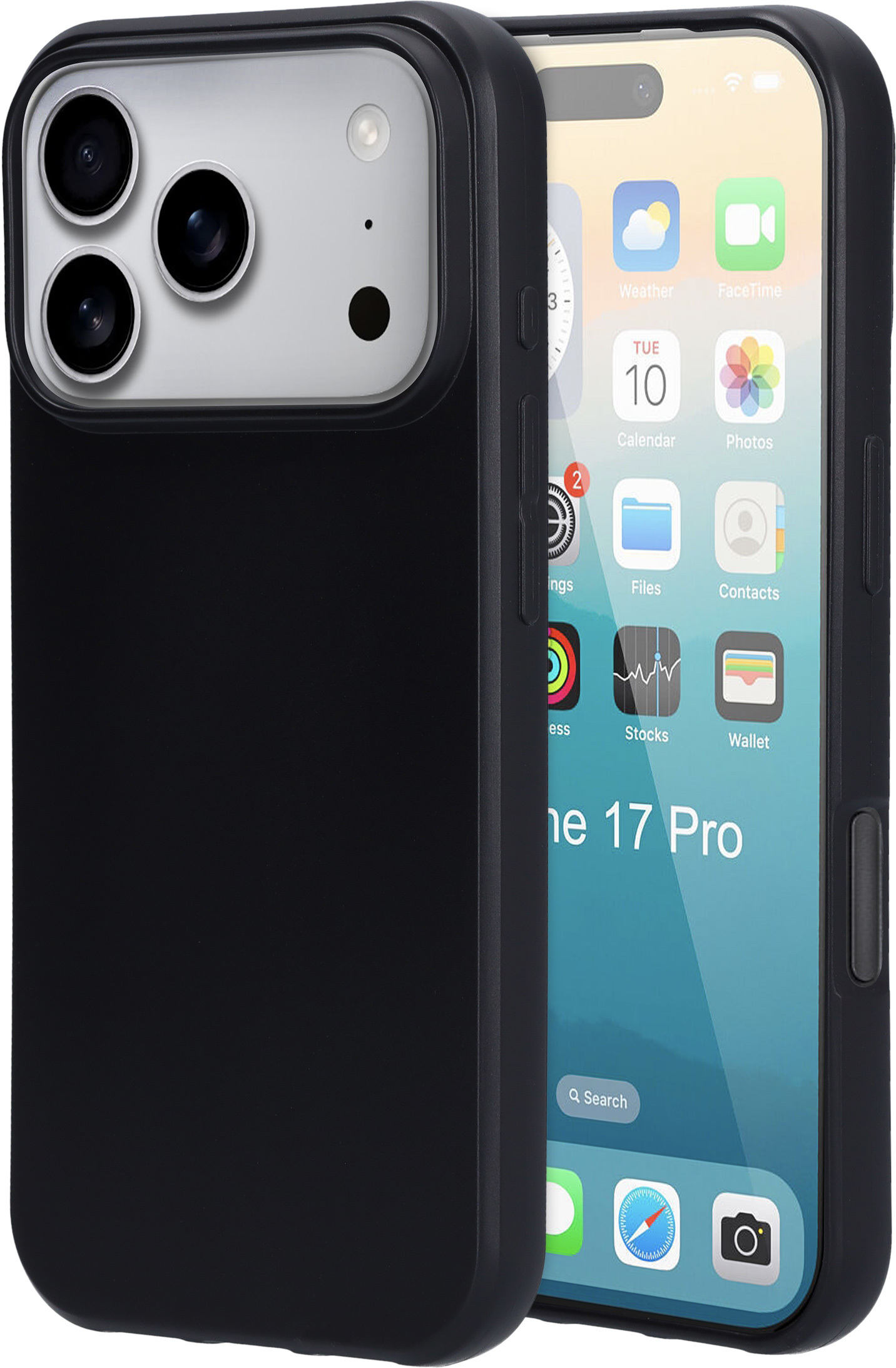 Mobiparts Classic TPU Case Apple iPhone 17 Pro Matt Black – image 1