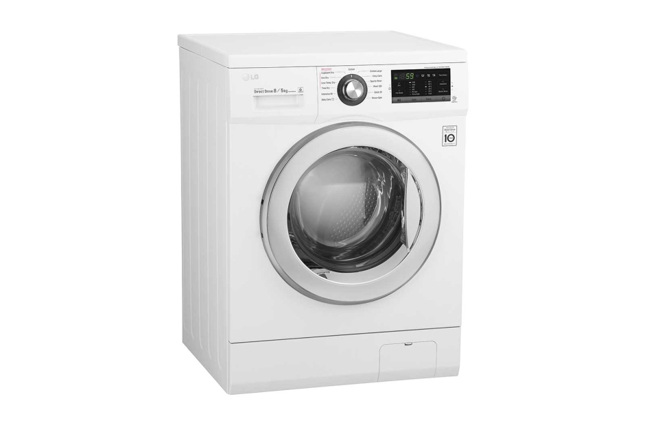 LG FH4G6TDM2N washer dryer Freestanding Front-load Chrome, White – image 4