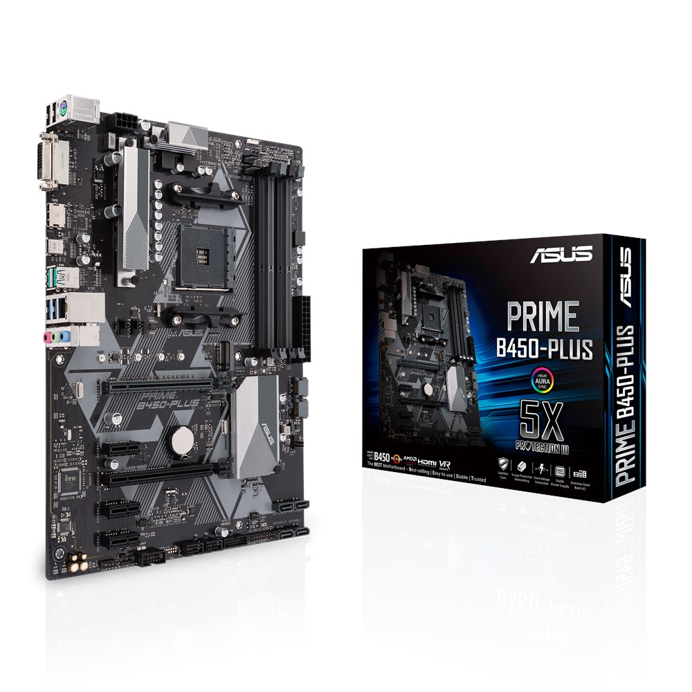 ASUS Prime B450-Plus + AMD Ryzen 5 2400G