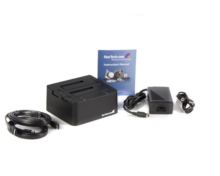 StarTech.com eSATA USB to SATA External HDD Dock for Dual 2.5 or – image 5