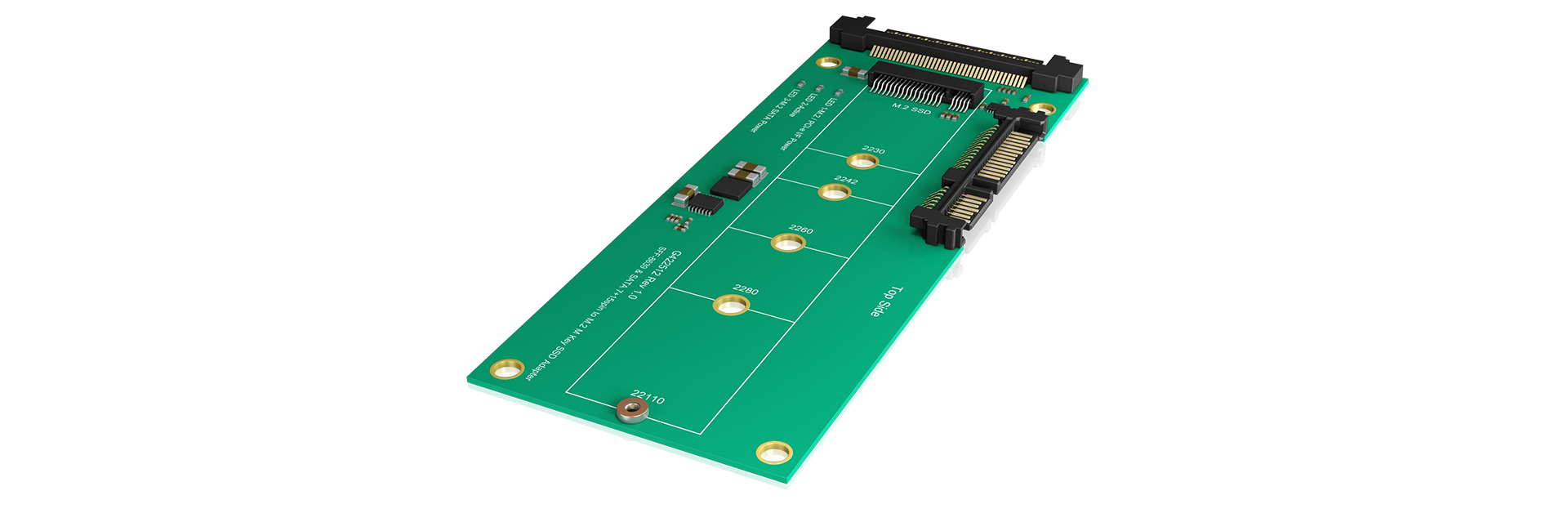 ICY BOX IB-M2B01 interface cards/adapter Internal U.2, SATA – image 2