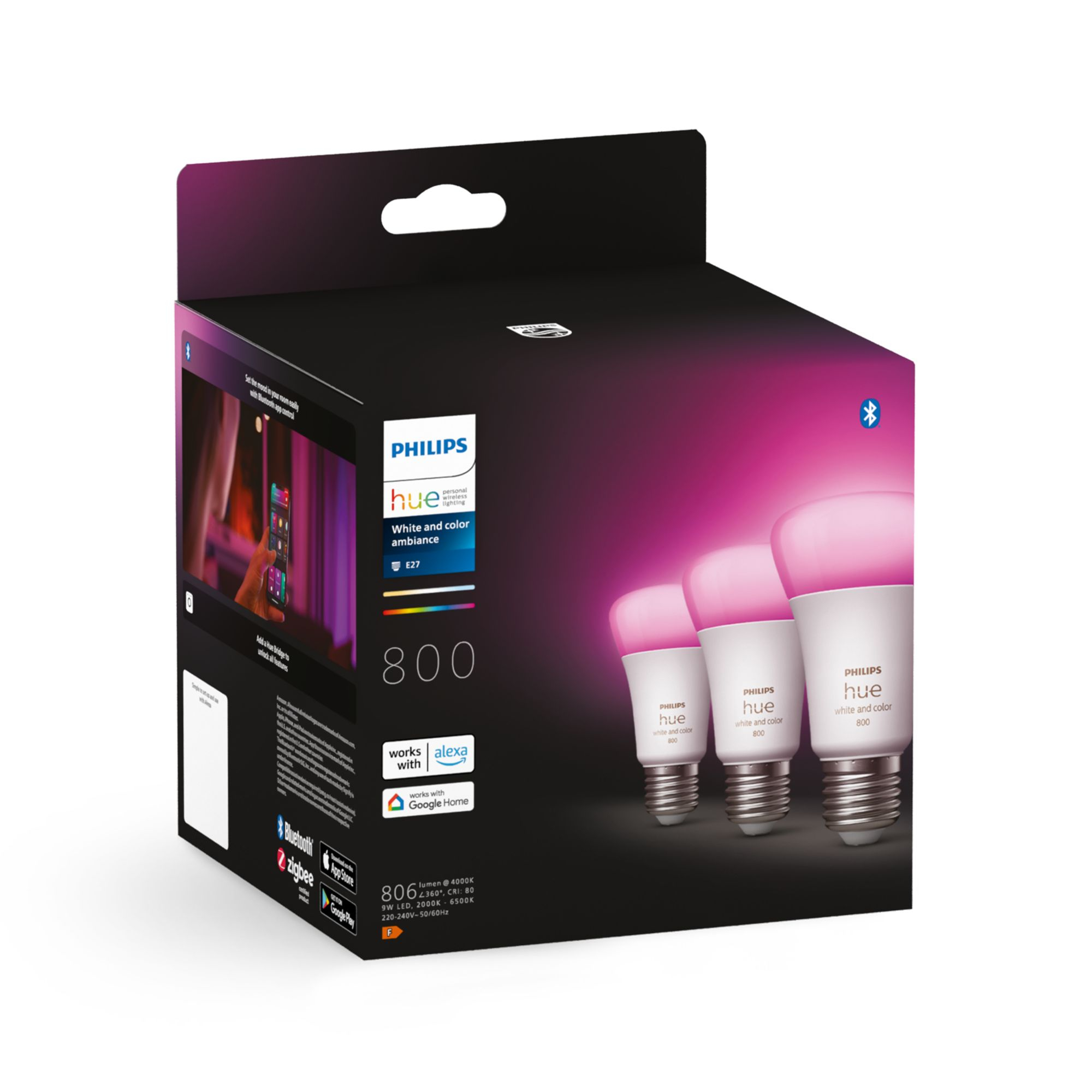 Philips by Signify Philips Hue White and colour ambience 8719514328389 Smart bulb Bluetooth/Zigbee – image 3