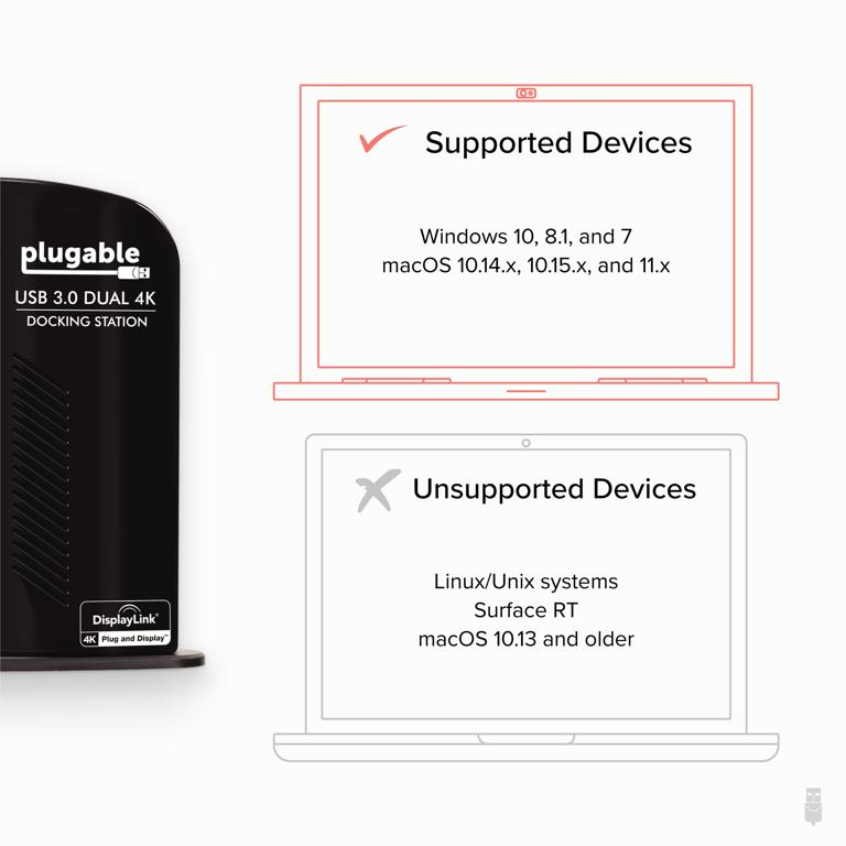 Plugable Technologies UD-6950 laptop dock/port replicator Docking USB 3.2 Gen 1 (3.1 Gen 1) Type-C Black – image 5